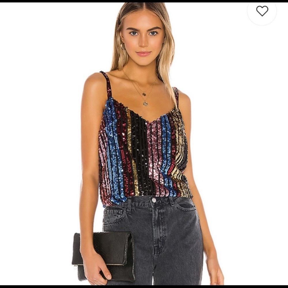 BB DAKOTA sequin tank NWWT